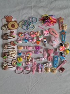 Zestaw Do Włosów Stitch Gumki Hello Kitty Spinki Kapibara 65 + 50szt B35