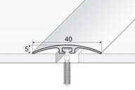 Listwa podłogowa szybkiego montażu A 64 kolor WIŚNIA sz. 40 mm długość 93cm