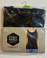 DOLCE BELLA Koszulka damska TOP CZARNA r.L 44 /46