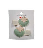 Mini spineczki do włosów truskawki 2 szt.