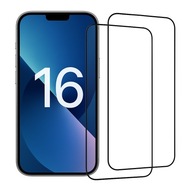 2x Szkło Hartowane do iPhone 16 Pełna Ochrona Ekranu