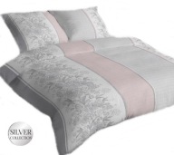 pościel bawełna lux 200x220 + 2x70x80 guzik B 389-1 milutka róż