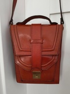 Torebka _ SKÓRA naturalna listonoszka _ stan BDB