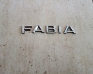 Typ Napis Fabia Emblemat Tył Skoda Fabia