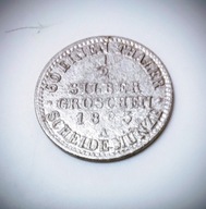 1/2 SREBRNEGO GROSZA 1823 A PRUSY / NIEMCY