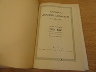 Kronika Akademii Medycznej w Lublinie za rok akademicki 1959-60