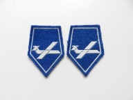 POLICJA LOTNICZA, OZNAKI na MUNDUR - ORYGINALNE PATKI wz.90 KORPUSÓWKI 1990