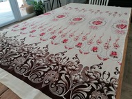 ZASŁONA KUPON MATERIAŁU RÓŻE MEDALIONY 140 x 234