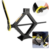 Podnośnik nożycowy 2T z grzechotką lewarek niski profil