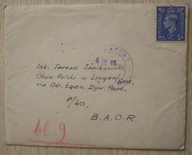 LIST DO - Obóz Polski w Lingen - Ośr. Łączn. Dyw. Panc. 1945 r. - 4 KARTKI