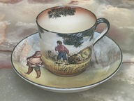 ROYAL DOULTON Shakespeare's Country WARE DICKENS WARE FILIŻANKA Z PODSTAWKĄ