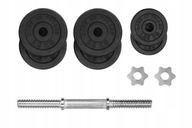 HANTLA ŻELIWNA 1X15KG REGULOWANA GRYF OBCIĄŻENIE DO ĆWICZEŃ SPORT FOR FUN