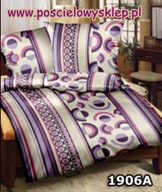 pościel z satyny 160x200 + 2x70x80 zamek S 1906 A D-x