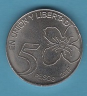 (1AR93) Argentyna 5 peso, 2017