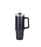 Pronett XJ5555 Kubek termiczny z uchem i słomką, stal nierdzewna, 1200 ml,