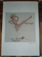 MEL RAMOS - Martini Miss (1995) - 57cm x 38.5cm -POP ART- (WARHOL, BANKSY)