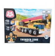 Klocki THUNDER ZONE CRANE 217 elementów Elefun Dźwig Budowlany 6+