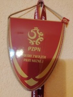Proporczyk , smycz, i przypinka PZPN
