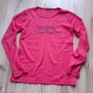 In EXTENSO różowy sweterek dziewczęcy z kotem 158