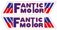 FANTIC MOTOR _ 3,5x15cm _ NAKLEJKI _ 2szt