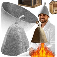 2x CZAPKA DO SAUNY FILCOWA OCHRONNA SAUNA KAPELUSZ NAKRYCIE GŁOWY NA GŁOWĘ