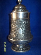 --OBNIŻKA--[@q0] -Oficerski kufel Rezerwisty ok, 1900r -24-