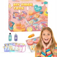 MEGA ZESTAW DO TWORZENIA WŁASNYCH SQUISHY 6w1 KREATYWNA ZABAWA BEZ GRANIC