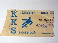 KKS Lech Poznań - PRL - bilet na mecz piłki nożnej 20