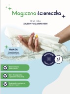 Magiczna ściereczka, ścierka z mikrofibry, sprzątanie samą wodą