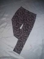 COOL CLUB__ŚLICZNE LEGGINSY KWIATKI LIŚCIE__ 86/92