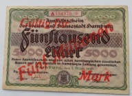 banknot 5 miliard marek 1923 przedruk 5000 marek