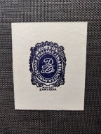 EXLIBRIS EX LIBRIS 400 LAT ZAMOŚCIA MIEJSKA BIBLIOTEKA 1980 /ZAMOJSZCZYZNA