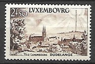 Luksemburg xx D954 architektura maszt rTv MNH VF
