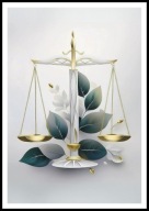 A2 PLAKAT PRAWNICZY DLA PRAWNIKA DO KANCELARII PRAWO WAGA PRAWNICZA