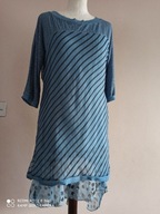 WŁOSKA DŁUŻSZA TUNIKA lekka sukienka 34/36/38