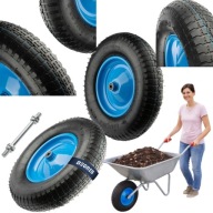 KOŁO KÓŁKO DO TACZKI 6PR Z DĘTKĄ POMPOWANE OŚKA WÓZKA TACZEK 4.00-8 MOCNE