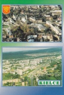 KIELCE - STARE MIASTO - OS. UROCZYSKO I NA STOKU - Z LOTU PTAKA - HERB