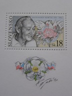 Słowacja - Alexander Dubćek - polityk - Mi. bl.17 **