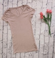 Koszulka damska S beżowa