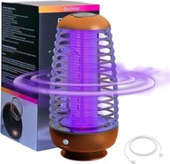 LAMPA LED NA KOMARY DO UŻYTKI WEWNĄTRZ I NA ZEWNĄTRZ SWIATŁO UV 21H PRACY