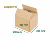 KARTON PACZKOMAT C 640x380x410 mm KARTON KLAPOWY 3 WARSTWOWY