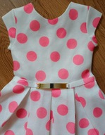 piękna sukienka Monitex rozm. 140