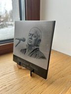 Ceramiczna płytka z grawerem znanych osób - unikat - Stanisław Sojka