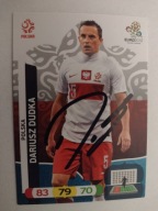 Karta panini autograf Polska Euro 2012 Dariusz Dudka