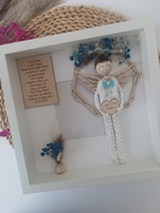 Pamiątka chłopiec komunia chrzest grawer personalizowany anioł stróż