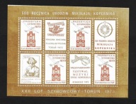 Plakietka - przesyłka szybowcowa Toruń - 1973 r