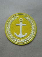 Naszywka wojskowa kotwica