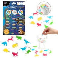 DINOZAURY TAJEMNICZE KAPSUŁKOWE ZWIERZAKI ZABAWKA DO KĄPIELI FIGURKA 12EL