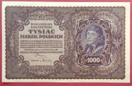 POLSKA 1000 MAREK POLSKICH 1919 !!! UNC- !!!