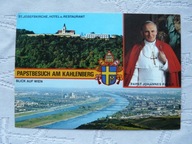 JAN PAWEŁ II AUSTRIA WIEDEN ZNACZEK Z PAPIEŻEM
